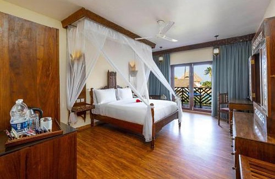 Beach view executive room with balcony at Myra Golden Beach Resort, Chirala